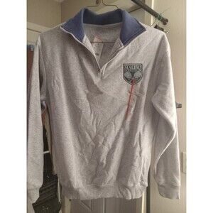XS Women's Malibu Tennis Club Graphic Sweatshirt - Heather Gray